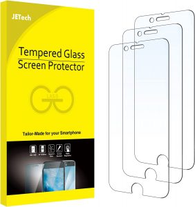 JETech Tailor Made iPhone Screen Protectors, 3-Pack