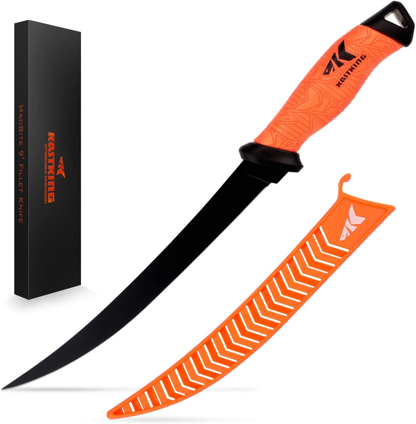 KastKing Flexible Serrated Fillet Knife, 9-Inch