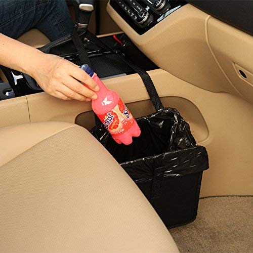 Auto Car Vehicle Garbage Can Trash Bin Waste Container Quality Plastic Large 1 