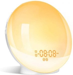 LBell Colored Sunrise Simulation Alarm Clock