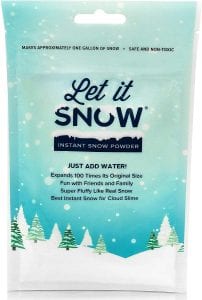 Let it Snow Instant Artificial Snow Powder