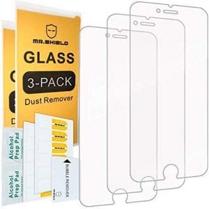Mr.Shield Impact Protection iPhone Screen Protectors, 3-Pack