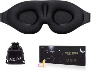 MZOO Memory Foam Contoured Sleeping Mask