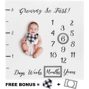 New York Baby Co. Monthly Milestone Blanket
