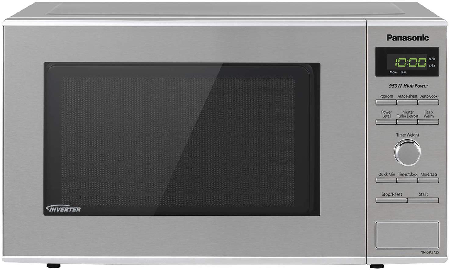 Panasonic NN SD372S Compact Stainless Steel Microwave
