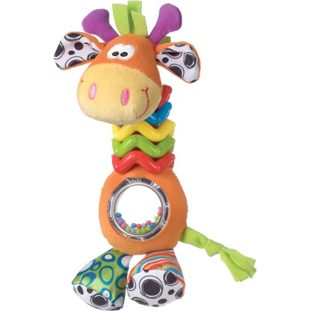 Playgro My First Bead Buddies Giraffe STEM Baby Rattle