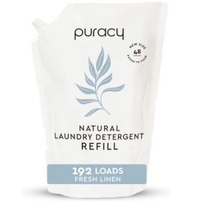 Puracy Hypoallergenic Fresh Linen Liquid Natural Detergent, 192-Loads