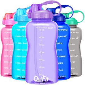 QuiFit Gallon Sport Reusable Water Bottle