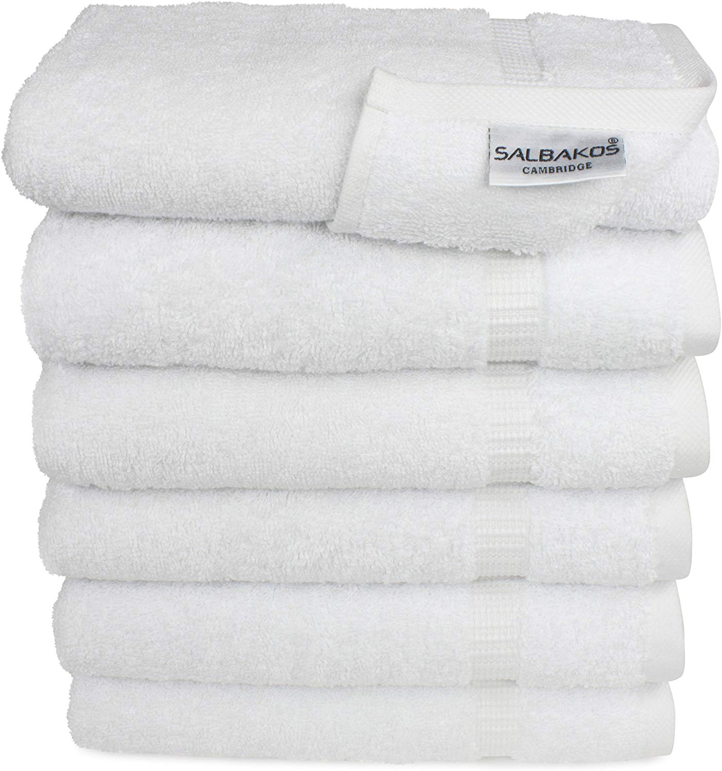 SALBAKOS Ultra Soft Fluffy Hand Towels, 6-Pack