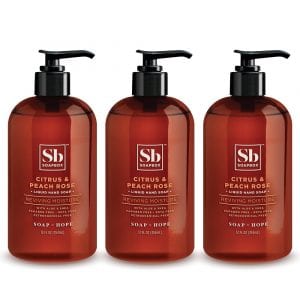 Soapbox Silicone Free Organic Hand Soap, 3-Pack