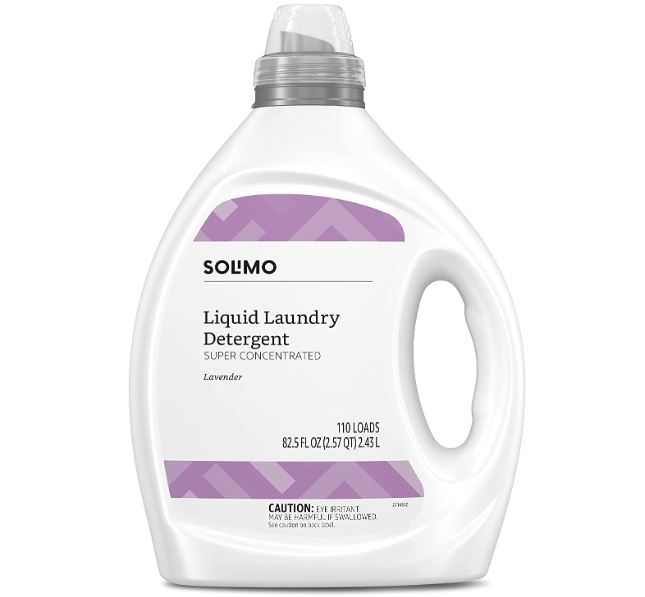 Solimo High Efficiency Natural Detergent, 110-Loads