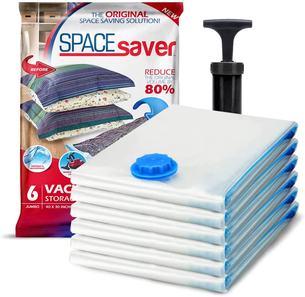 O2frepak Food Saver Vacuum Sealer Freezer Bags Rolls, 6-Pack