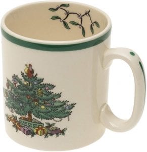 Spode Christmas Tree Mug, Set of 4
