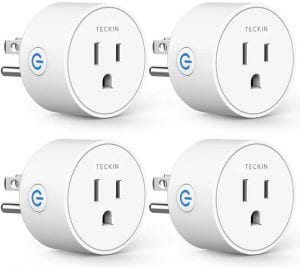 T TECKIN Alexa Compatible Smart Plug, 4-Pack