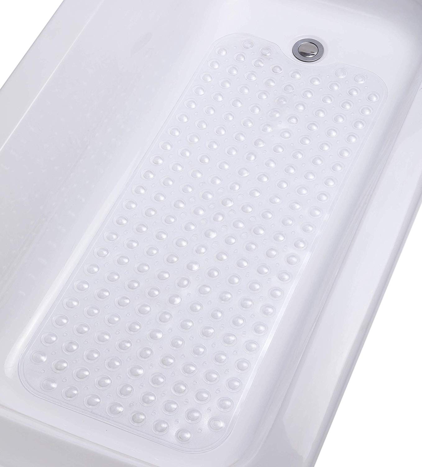 TIKE SMART Machine-Washable Bath Mat, 39×16-Inch
