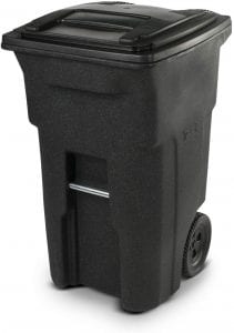 Toter 25564-R1209 Residential Heavy Duty Two Wheeled Trash Can