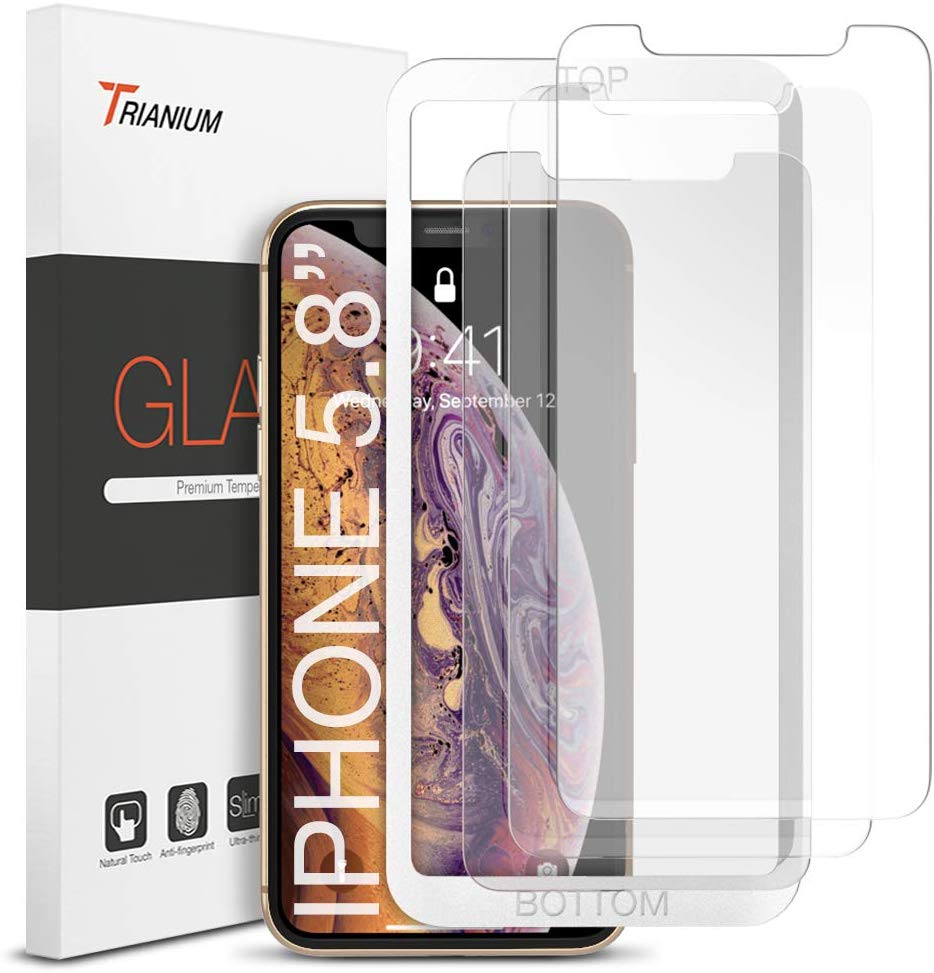 Trianium Transparent iPhone Screen Protectors, 3-Pack