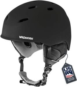 WildHorn Outfitters Drift Adult Snowboard & Ski Helmet