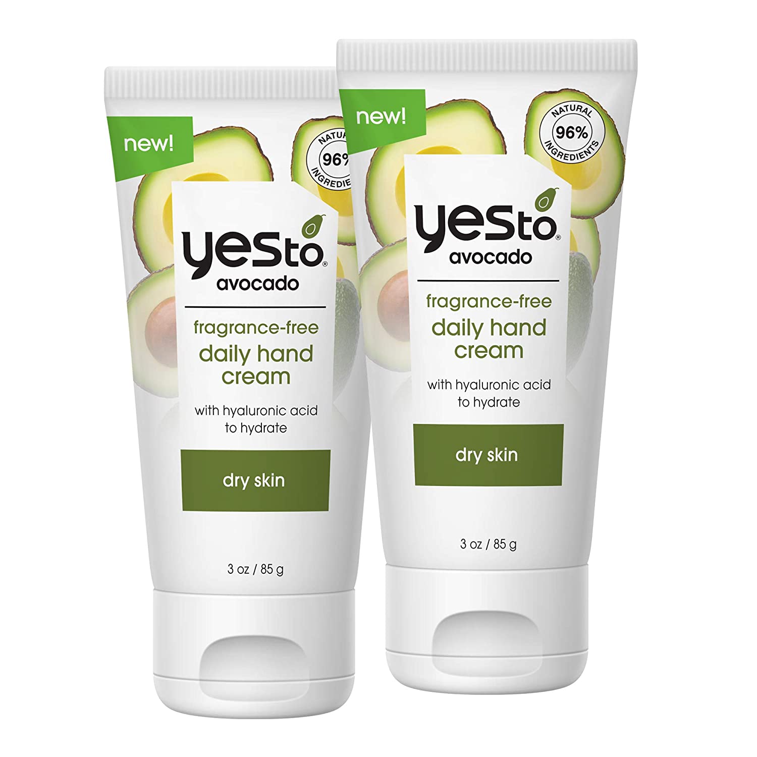 Yes To Natural Dermatologist Tested Organic Hand Lotion, 2-Pack