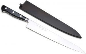 Yoshihiro High Speed Steel Sujihiki Slicer Knife, 9.5-in