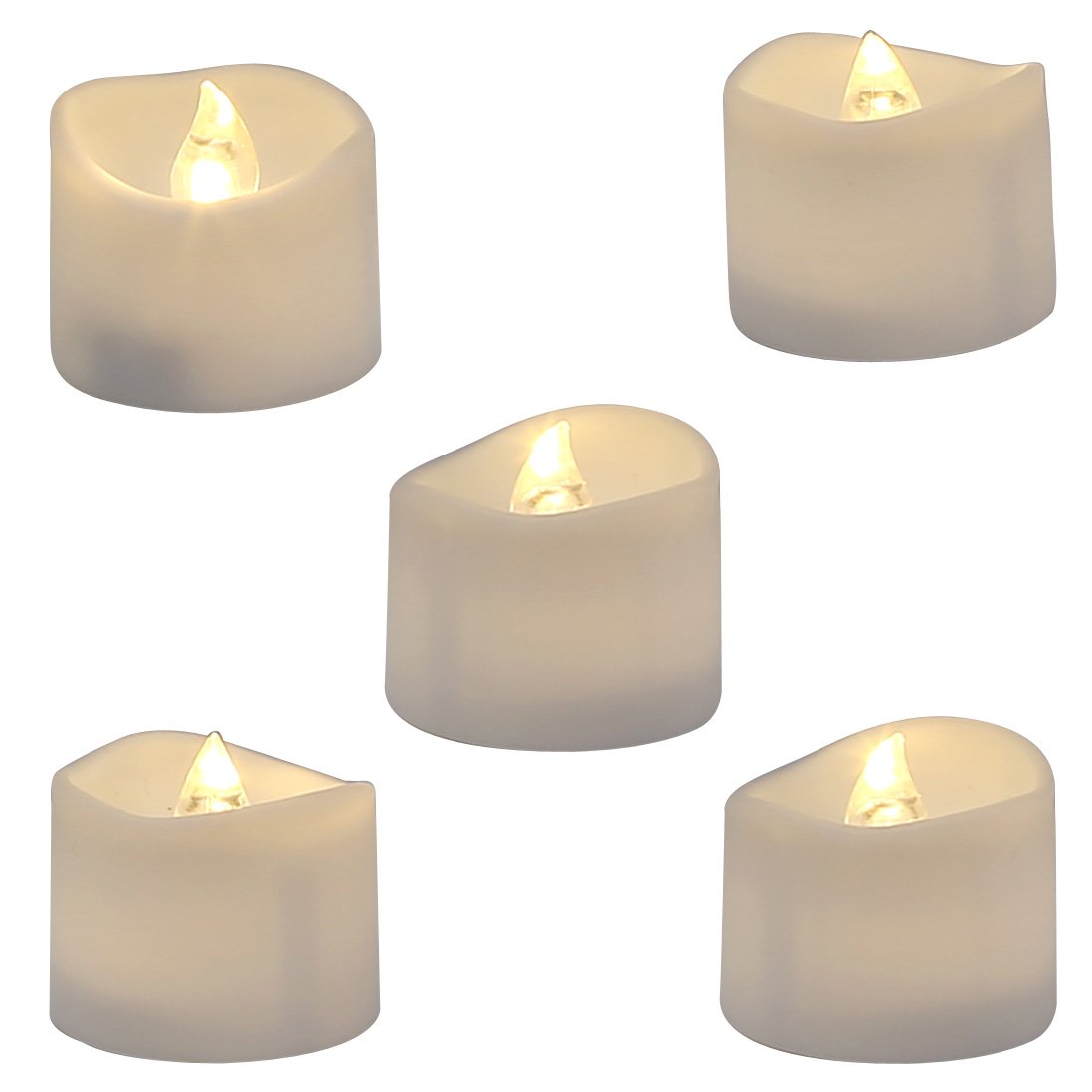 50 unscented White Tea Night Light Candles Unscented Nightlight T-Lights 