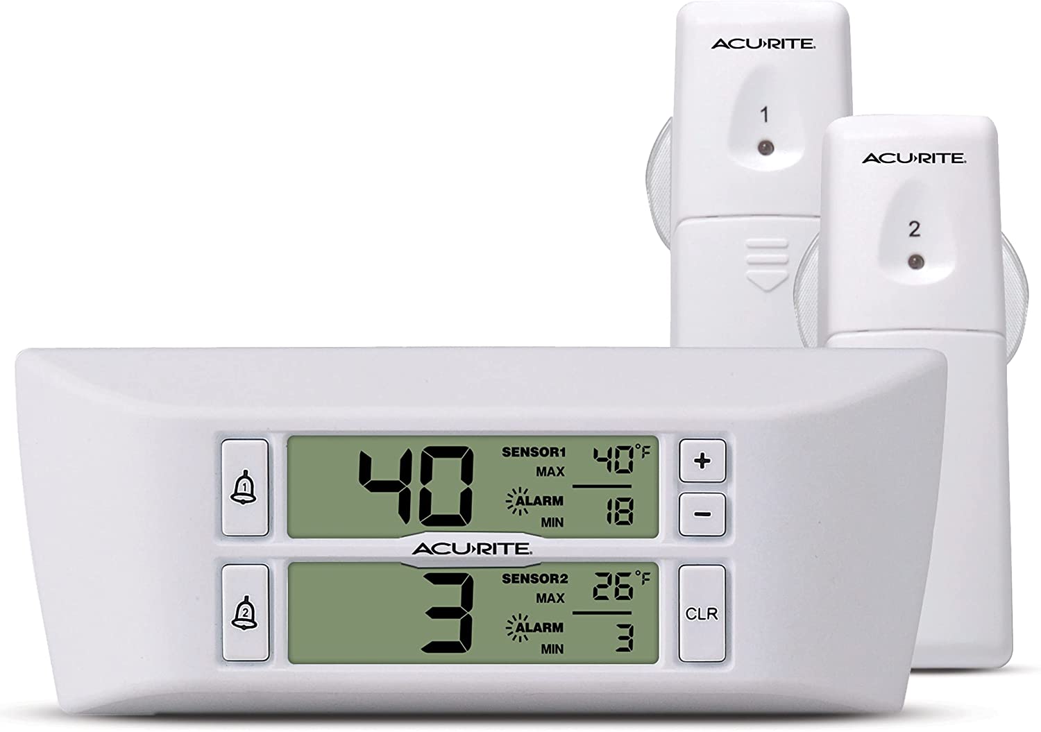 AcuRite 00986 Battery Powered Wireless Refrigerator Thermometer