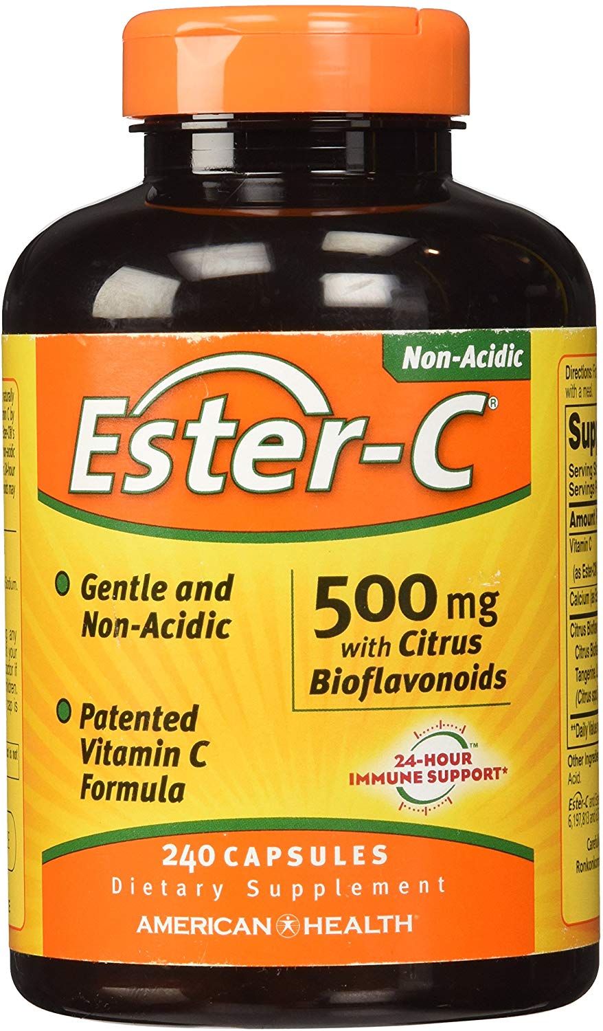 American Health Gluten Free Vitamin Ester-C, 500mg
