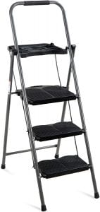 Best Choice Products Safety Folding Step Ladder, 3-Step