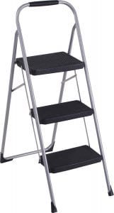 Cosco Alloy Steel Folding Step Ladder, 3-Step