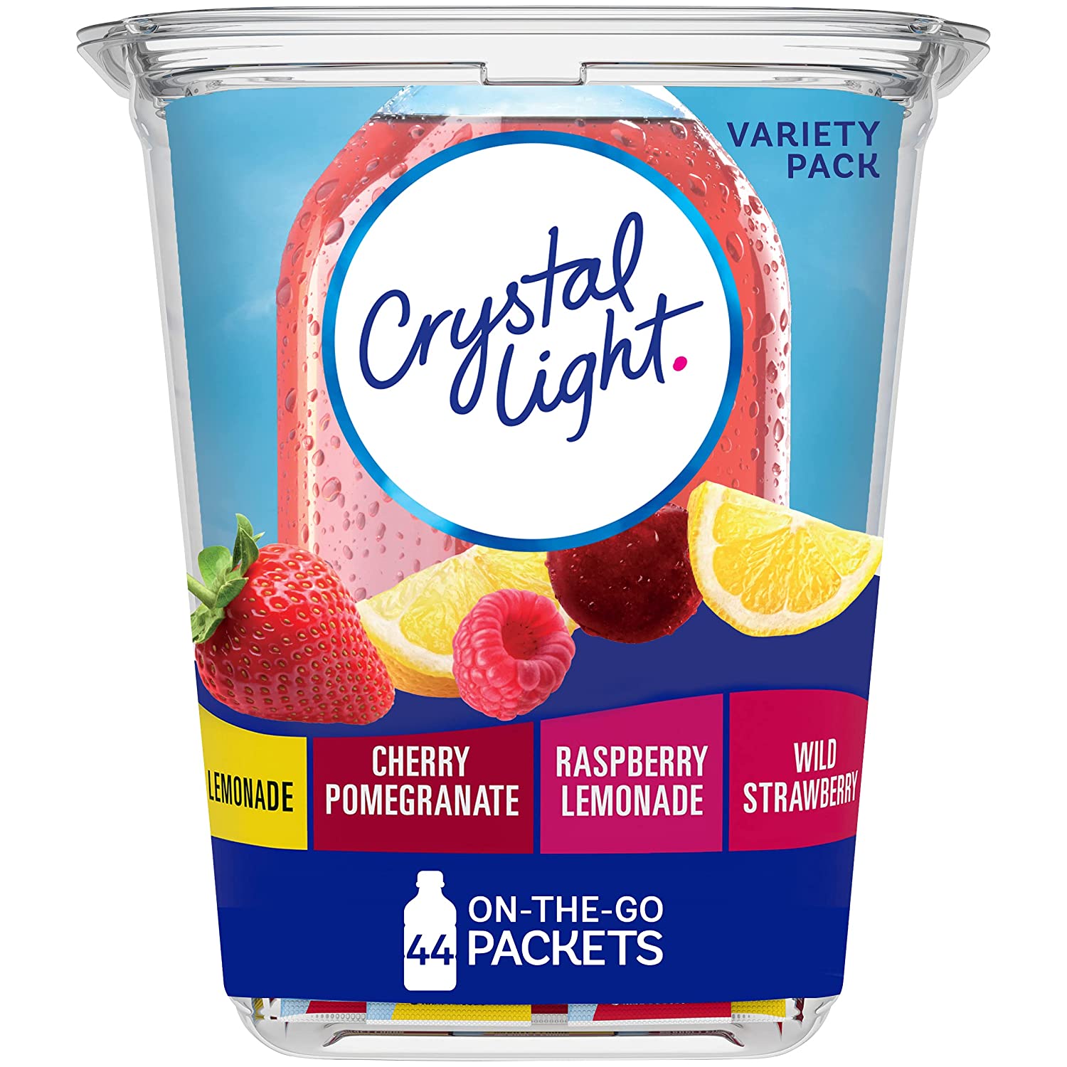 Crystal Light Multi-Flavor Drink Mix/Water Enhancement, 44-Count