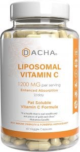 DACHA Natural Liposomal & Collagen Booster Vitamin C Capsule, 1200mg