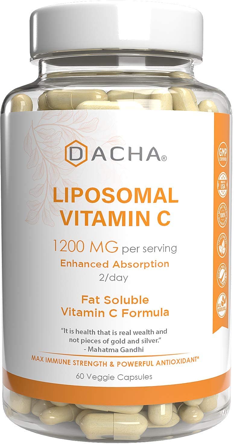 DACHA Natural Liposomal & Collagen Booster Vitamin C Capsule, 1200mg