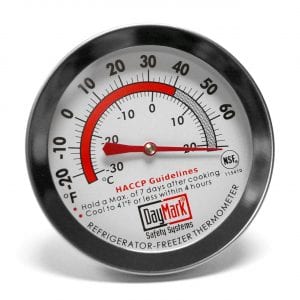 DayMark NSF-Listed Dial Refrigerator Thermometer