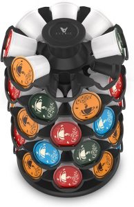 Everie Smooth Rotation Coffee Pod Holder Carousel, 40-Count