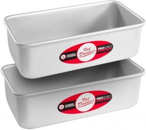 Fat Daddio’s BP-SET Anodized Aluminum Bread And Loaf Pan, 2-Piece
