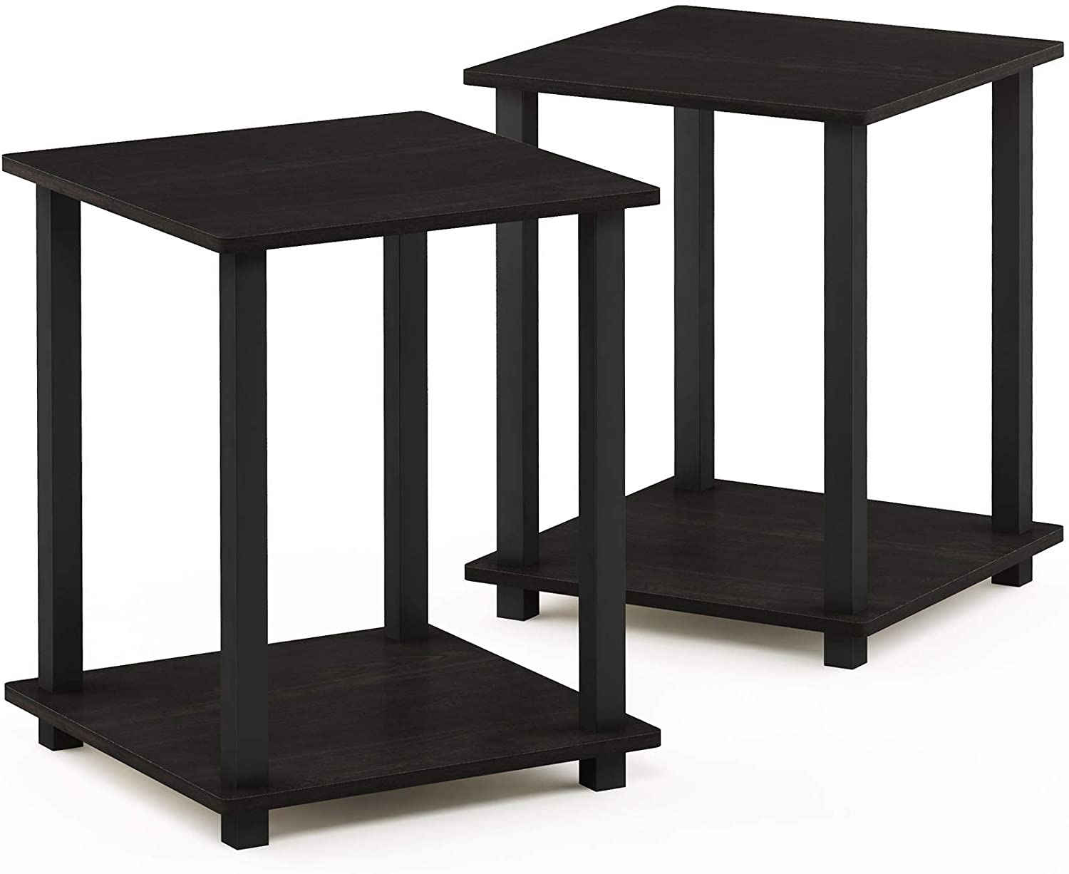 Furinno PVC Tubes Compact Night Stand, Set Of 2