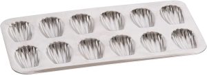 Gobel 12 Count Heavy Tinned Steel Madeleine Sheet Pan, Made in France