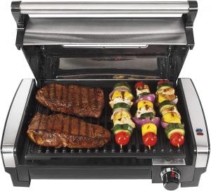Hamilton Beach 25361 Easy-To-Clean Nonstick Indoor Electric Grill