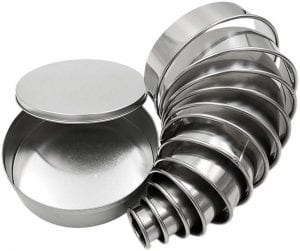 Homy Feel Stainless Steel Pastry Cutter Set, 12-Piece