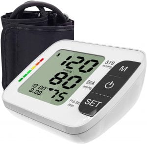 Hong S Large Adjustable Cuff Upper Arm Blood Pressure Monitor