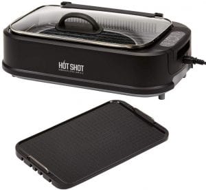 Hot Shot Smokeless Compact & Portable Nonstick Indoor Electric Grill