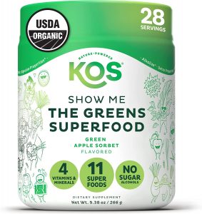 KOS Immune Support Super Greens Blend
