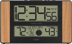 La Crosse Technology Multiple Time Zone Weather Monitoring Clock