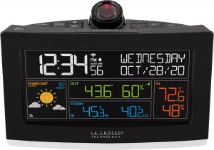 La Crosse Technology Freestanding WiFi Weather Monitoring Clock