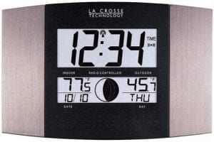 La Crosse Technology Auto Updates Weather Monitoring Clock