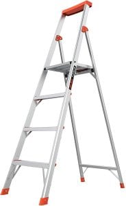 Little Giant Flip-N-Lite Step Ladder With Platform, 6-Foot