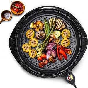Maxi-Matic Adjustable Thermostat & Dishwasher Safe Nonstick Indoor Electric Grill