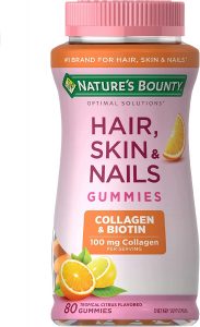 Nature’s Bounty Beauty Adult Biotin Gummy Supplement, 2,500-mcg