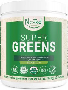 Nested Naturals Digestive Health Powder Super Greens