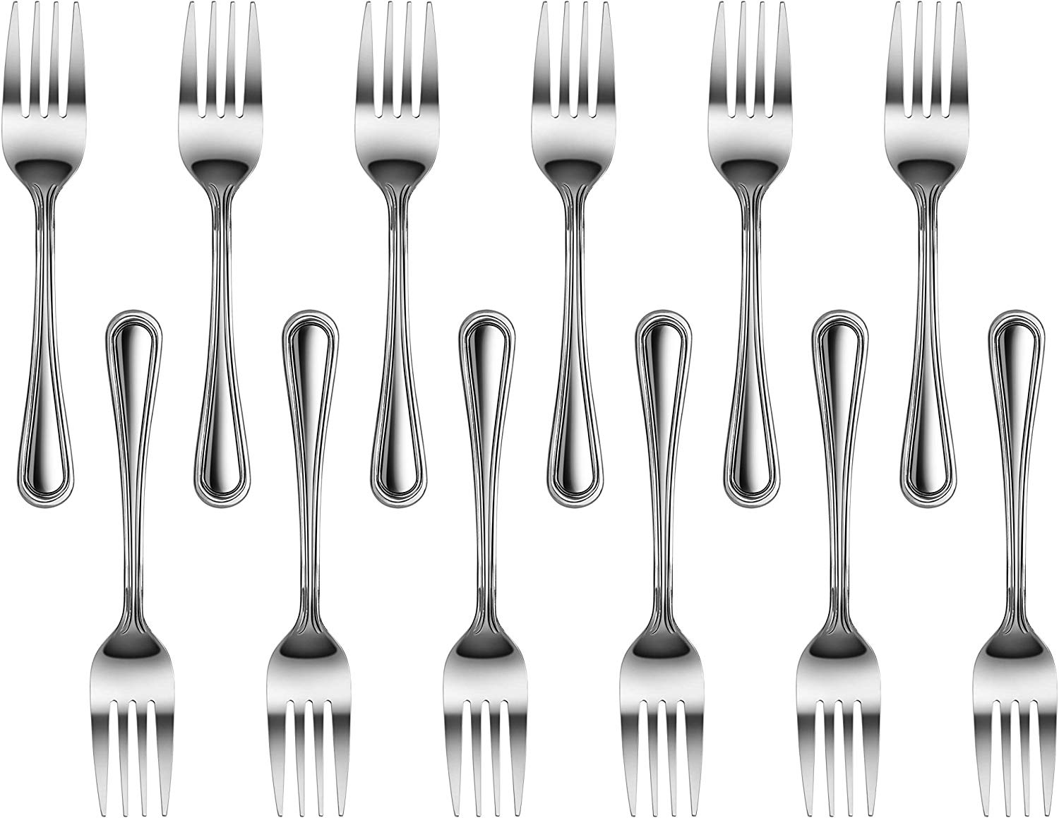 New Star Foodservice Classic Stain Resistant Salad Forks, 12-Piece
